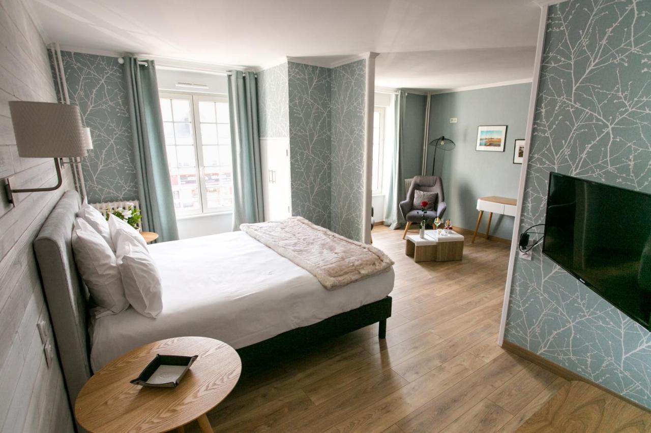 Le Cotentin Appart'Hotels & Restaurant Le Cot' Portbail Zewnętrze zdjęcie